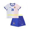 Maillot de Foot France Bradley Barcola 20 Extérieur 2024 - Enfant